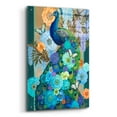 thumbnail image 2 of Epic Art 'Floral Peacock' by David Galchutt, Acrylic Glass Wall Art, 24"x36", 2 of 8