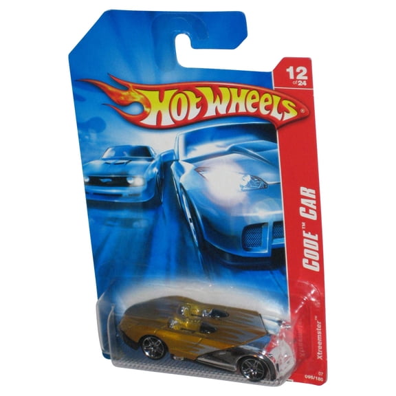 Hot Wheels Code Car 12/24 (2006) Gold Xtreemster Car 096/180