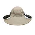 thumbnail image 2 of Gardening Hat For Women,Solar Powered Fan Hat Bucket Hat Fan,Gifts for Him Father Dad Husband,Fishing Essentials for Women Men Camping Hiking Beach Gardening - Gray, 2 of 6