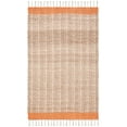 thumbnail image 2 of SAFAVIEH Cape Cod Kristen Distressed Area Rug, Orange/Natural, 5' x 8', 2 of 11