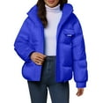 thumbnail image 2 of Pyhlmscde Women's Casual Mid Waisted Thick Warm Cotton Down Coat, Puffer Jacket Womens, Womens Coats And Jackets, Winter Jackets for Women, 2 of 6
