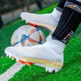 thumbnail image 4 of Zapatos de fútbol ultraligeros para hombre, botas de fútbol profesionales FG/TF, Unisex, entrenamiento al aire libre, ligeras y antideslizantes para adultos, nuevas, 4 of 5