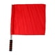 thumbnail image 1 of Bandera de árbitro Bandera de Señal Bandera de Mano Duradera Bandera de Seguridad de Tráfico para Entrenamiento de Baloncesto de Fútbol, Suministros D Rojo, 1 of 8