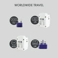 thumbnail image 4 of Protege All in One Worldwide Travel Adapter with 1 USB Port. Use with up to 4 devices at once, type A and C, 4 of 14