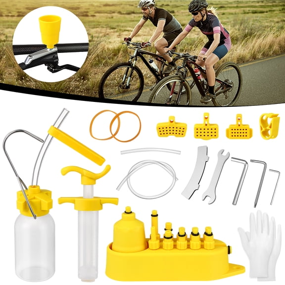 HOMEMAXS Oil Pan Change Tool Bicycle Bleeder Kits Bike Brake Filling Tools