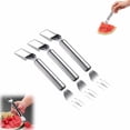 thumbnail image 1 of Outdor 2 In 1 Stainless Steel Fruit Cutter Watermelon Cutter Newest Watermelon Slicer Watermelon Cutter Melon Cutter Watermelon Cutting Stainless Steel Fruit Cutter For, 1 of 6