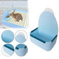 thumbnail image 2 of LGCASL Small Animal Food Bowls Clearance! Food and Water Bowl Cage Feeder for Rabbits Dish Feeder Removable Hanging Spill Proof Anti for Rabbit Pig Hamster Ferret, Blue, 2 of 9