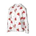 thumbnail image 2 of Fotbe Hand Drawn Watermelon Men's Women's UPF 50+ Sun Protection Jacket Hooded Cooling Shirt with Pockets Hiking Outdoor Performance-XX-Large, 2 of 9