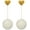 C09-white+yellow, variant on Heart Pom Pom Earrings for Women Colorful Faux Fur Fluffy Pom Earrings Long Chain Soft Pom Ball Tassel Dangle Drop Earrings Fluffy Love Heart Stud Earrings Party Jewelry Gift