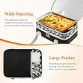 thumbnail image 6 of Lifewit Double Decker Casserole Carrier for Hot or Cold Food, Insulated Casserole Baking Dish Bag Food Carrier, Lasagna Holder for Potluck/Parties/Picnic/Cookouts, Fits 9"x13" Baking Dish, Black, 6 of 8