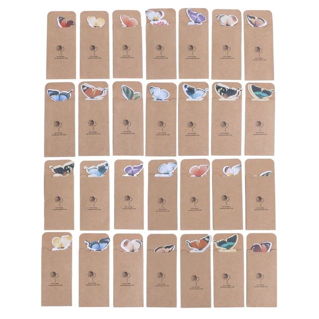 MasteelfCA 28pcs Adorable Bookmarks Unique Bookmarks Delicate Gift Bookmarks