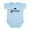 Sky Blue, variant on CafePress - Prince Infant Bodysuit - Baby Light Bodysuit, Size Newborn - 24 Months