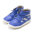 thumbnail image 2 of Old Soles Toddlers Shizam Hi Top Shoes, Neon Blue \ Snow,25 EU (9 US) M US, 2 of 7