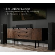 Definitive Technology Dymension DM40 Slim Tower Speaker, Adjustable Bipolar Arrays, (4) 4.5 Midrange Woofers, Tweeter, Dolby Atmos/DTS:X Ready with DM95 Height Module (Sold Separately), Black