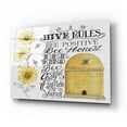 thumbnail image 2 of Epic Art 'Hive Rules 2' by Deb Strain, Acrylic Glass Wall Art, 24"x16", 2 of 8