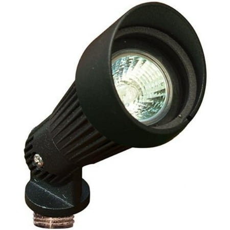 Dabmar Lighting LV203-B Cast Aluminum Directional Spot Light with Hood- Black
