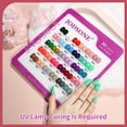 thumbnail image 2 of Set de esmaltes de uñas en gel JODSONE de 30 colores con 6 geles funcionales, 2 of 8