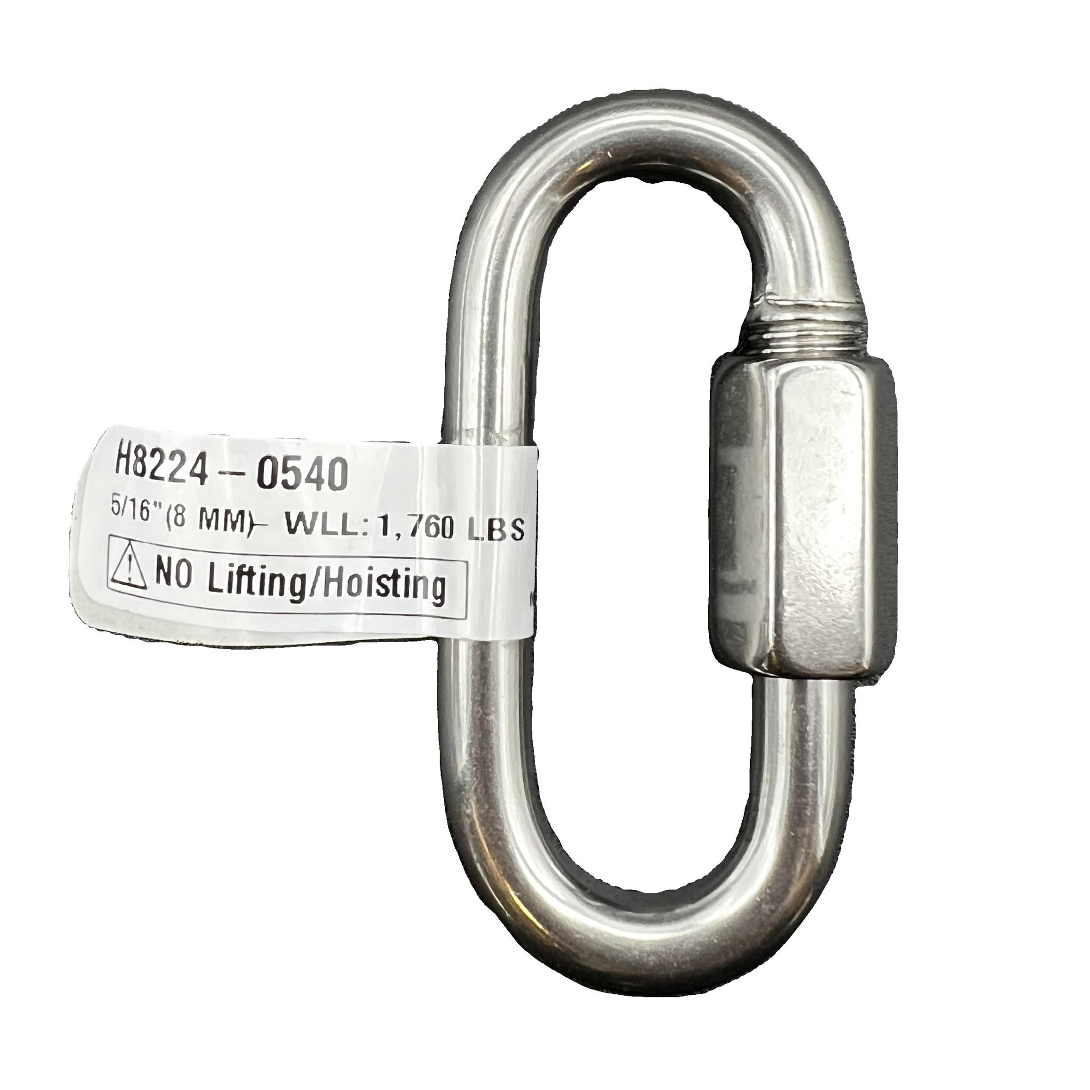 5/16" Stainless Steel Quick Links, 5 piece, A316,UPC tagged, Peerless Chain #H8224-0540