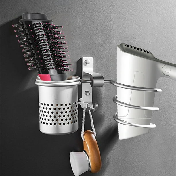 Wall Mount Hair Dryer Holder, Blow Dryer Holder Rack Stand ...