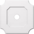 thumbnail image 2 of Ekena Millwork CMP20LE-03000 20 Po OD x 3 Po ID Carré Locke Architectural Grade PVC Contemporain Médaillon de Plafond, 2 of 4