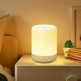 thumbnail image 1 of Lámpara de noche LED, luz nocturna táctil regulable, modo cálido y lámpara de mesa con atenuación RGB, recargable por USB, regalo para niños y adultos., 1 of 5