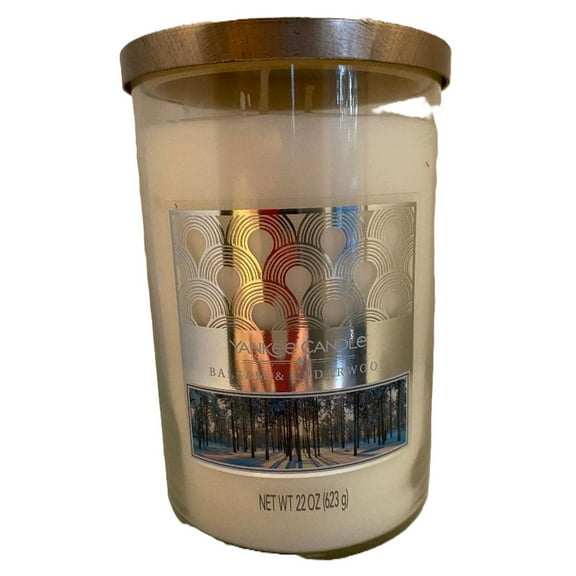Yankee Candle BALSAM & CEDARWOOD Large 2-Wick 22oz Holiday Tumbler Candle