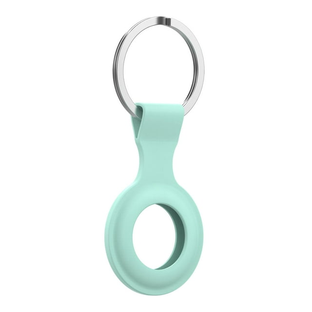 Siliconen Beschermhoes Sleutelhanger Anti-Verlies, compatible para silicona Verde claro