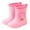 Pink, variant on Children's Rain Boots Boys Baby Rain Boots Girls Students Children's Sea Hunting Toddler Outdoor Water Shoes