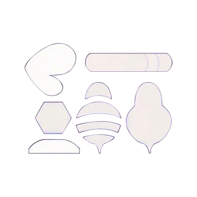 Hyknon Tools Cute Bee Template Set, Cute Bee Template Cutting Ruler, DIY Quilting, Sewing, Hand Embroidery, Creative Gifts Tools