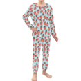 thumbnail image 2 of DISNIMO Strawberries Florida Blue Pajamas for Girls Pj Sets Size 3-4 Pajama Set 2 Pack Long Sleeve Pajamas Kids Fall Pjs Kids Girls Kids Sleepwear Girls Crewneck Pj Set Kids, 2 of 7