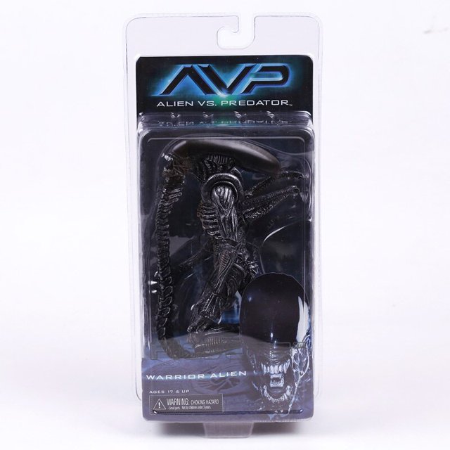 NECA Alien vs Predator Xenomorph/Kokor Alien/Grid Alien PVC figura de acción juguete de modelos coleccionables zhangmengya LED