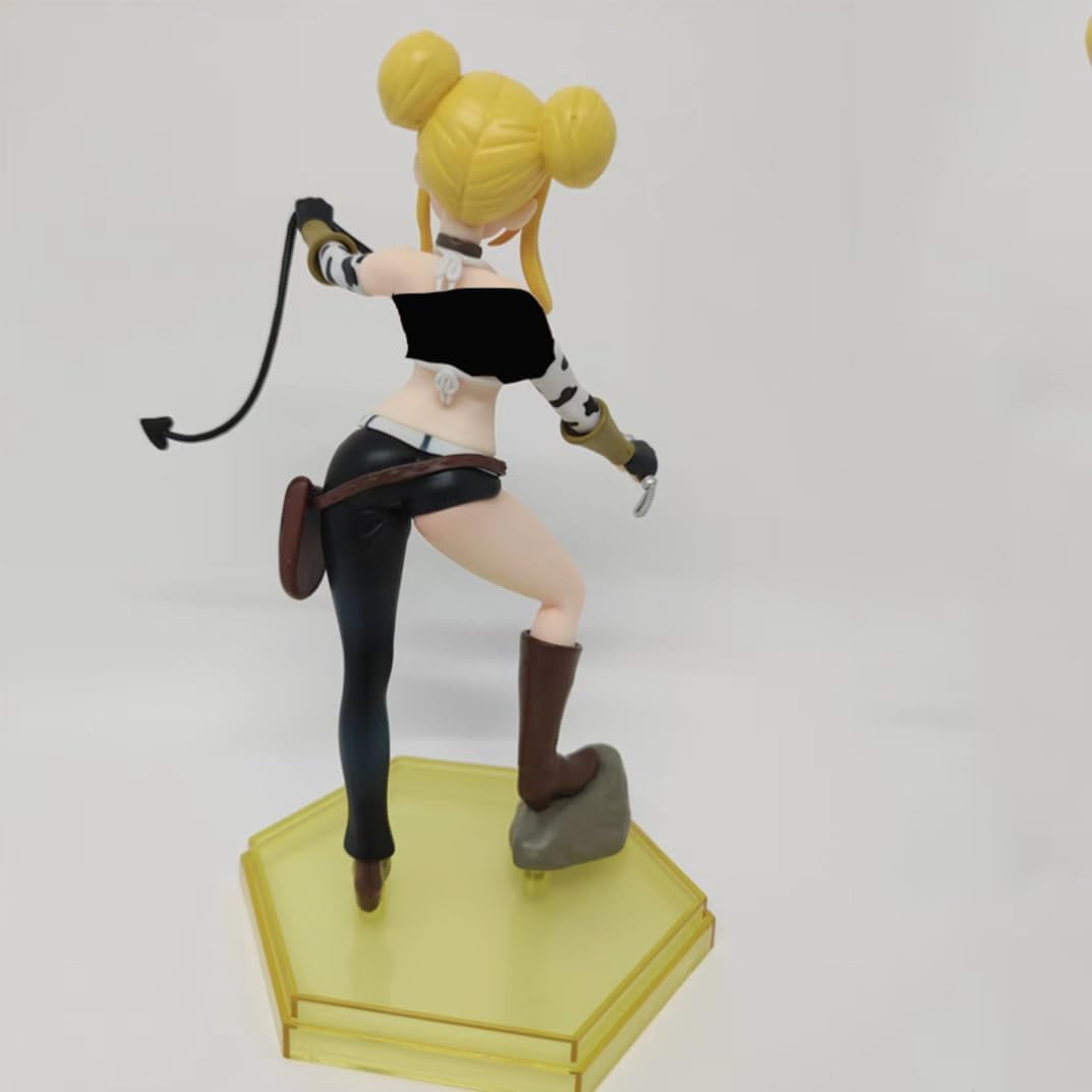 New Fairy Tail Erza Lucy Heartfilia (Taurus Ver) Character Anime Model Statue Action Figures Desktop Ornament Popular Decorations Fan Souvenirs Creative Gift Collectable