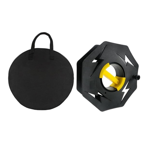 Carrete de alambre para almacenamiento de cables, carrete de cable de alimentación para exteriores, para taller, astillero, yate con bolsa de almacenamiento