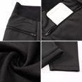 thumbnail image 4 of Fewfanhot Men's Compression Pants with Side Pocket, Stretchy Athletic Tights, Contrast Stitch Workout Bottoms for Gym & Outdoor Sports, Multi-Color, 4 of 9