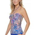 thumbnail image 2 of Tommy Hilfiger Womens Paisley Lined Tankini Swim Top, 2 of 4