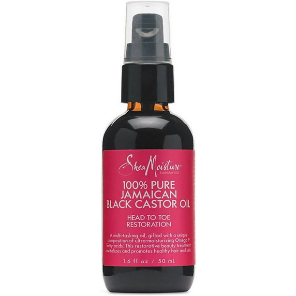 2 Pack Shea Moisture Pure Jamaican Black Castor Oil 1.6 oz Walmart