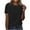Black, variant on Women's Short Sleeve Round Neck Casual T-Shirt Loose Fits Vacation Blouse,Lightweight Breathable Tops,Fashion Basic Soft Tee,Spring and Summer Clothes(Gray,)
