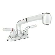 KEENEY Belanger B1010-30 Dual Handle Pull-Out Laundry Tub Faucet, Polished Chrome