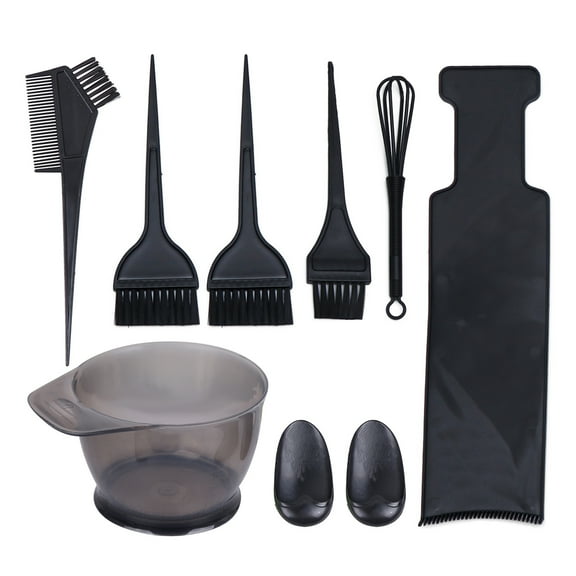 Zehuanyu 8 Pcs/1 Hair Color Applicator Brush Dye Hair Brush 35×8.5×0.5CM Black