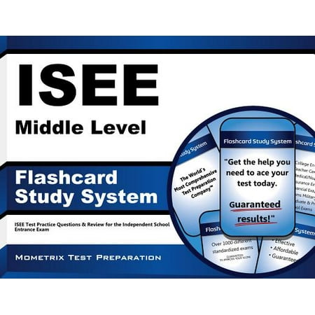 Isee Middle Level Flashcard Study System Isee Test