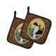 thumbnail image 1 of ""Caroline'S Treasures Basenji Par De Agarraderas Ss8201Pthd 7.5Hx7.5W Multicolor"", 1 of 1