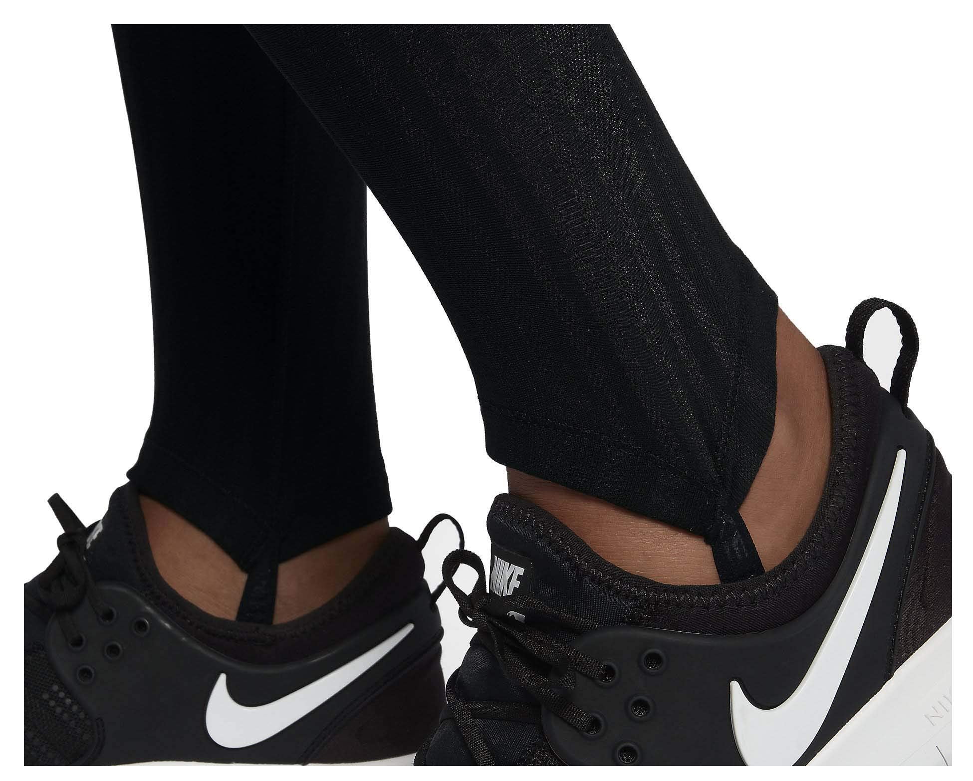 Nike, Pants & Jumpsuits, Nike Pro Hyperwarm Training Tights 93335652  Velvet Mesh Logo Band M Neutrals