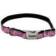 thumbnail image 1 of Collar para perro, cinta costera, cachemir rosa, ajustable de 2 a 30 cm, 1 of 7