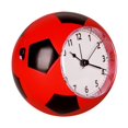 thumbnail image 1 of Reloj de pared ICED, portátil, redondo, silencioso, funciona con pilas, sueño, trabajo, reloj, casa, dormitorio, decoración, forma de fútbol, ​​1 pieza, rojo, 1 of 2