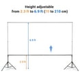 thumbnail image 3 of Yescom 7x10Ft Backdrop Support Stand Kit Non-woven Backdrop Green Photography Video, 3 of 11