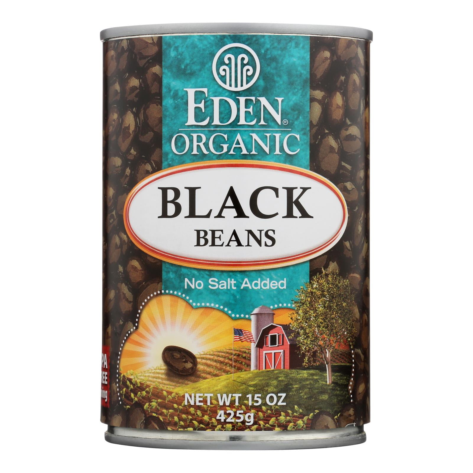 Eden Foods Organic Black Beans 15 oz.(Pack of 3)