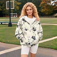 thumbnail image 7 of Bovemsi Sweatshirt for Women Fashion Spring Autumn Casual Long Sleeve Hoodies Sweatshirts Top Zip Up Hoodie, 7 of 7