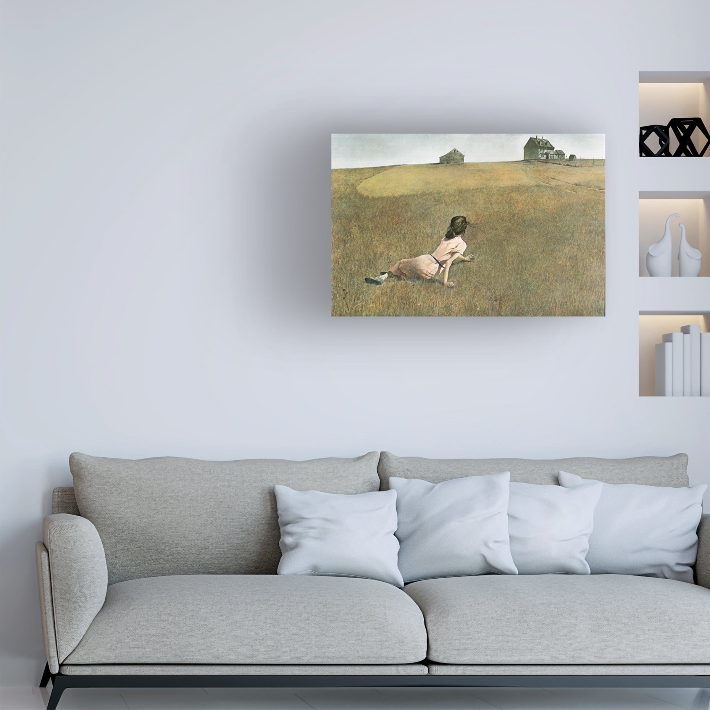 Trademark Fine Art Andrew Wyeth Christinas World Canvas Wall Art - 30x47