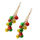 thumbnail image 2 of par de pendientes de campana de Navidad, pendientes colgantes de Navidad, regalos de joyería navideña, 2 of 2