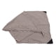 thumbnail image 4 of Bolsa de almacenamiento de animales para el hogar, cubierta de lona triangular, bolsa de frijol rellena, silla sin relleno, color café a rayas, 4 of 5